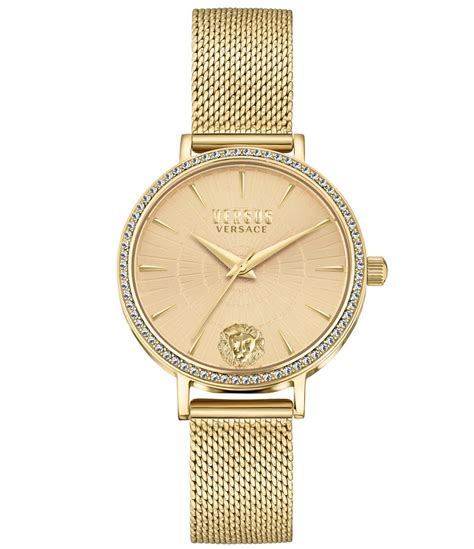 versus by versace women's elmont gold tone|Versace x Armani exchange.